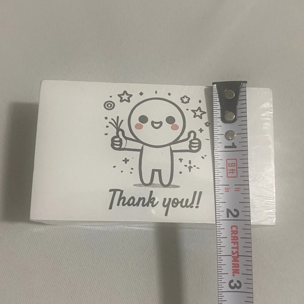 Pack of 3 (Total 300 Cards)--Thank You Cards (100ea/pk) Size 3.5